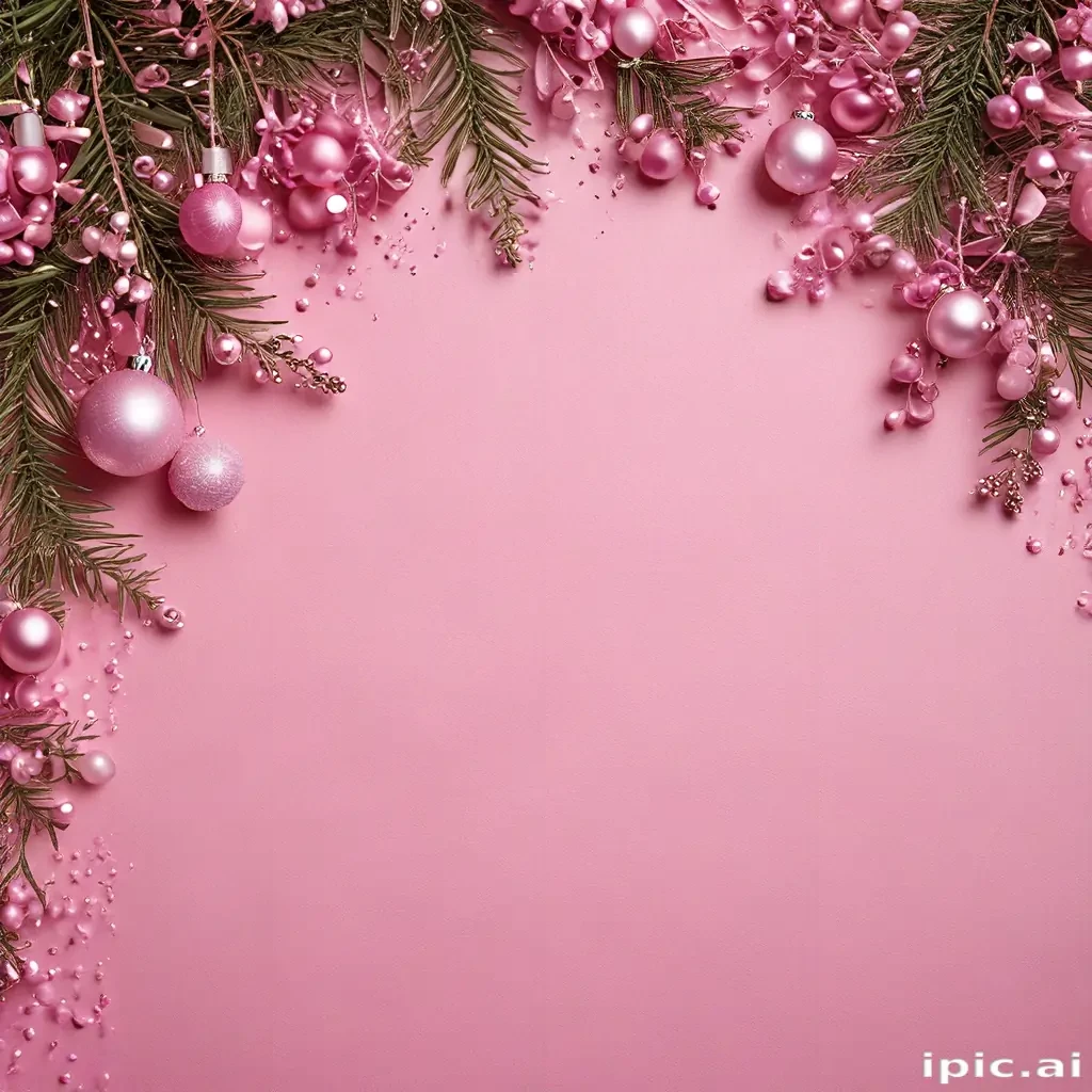 pink christmas background