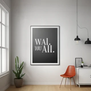 wall art mock up