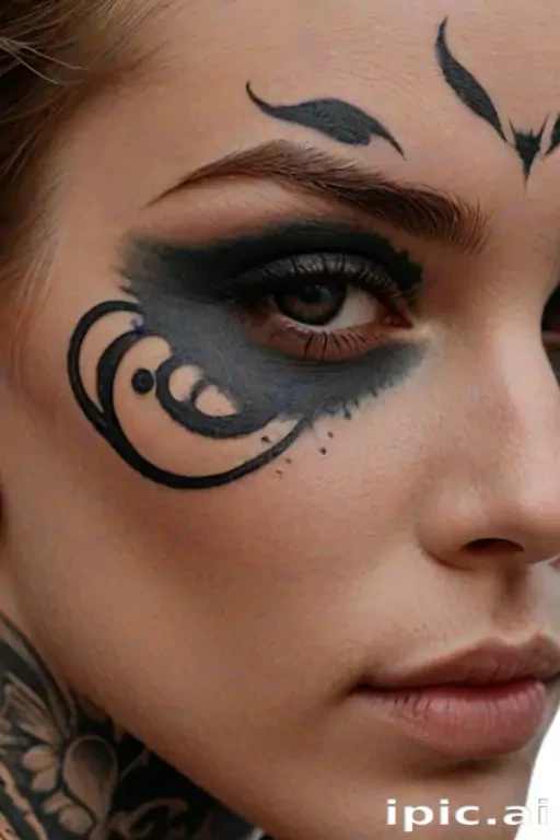 face tattoo png