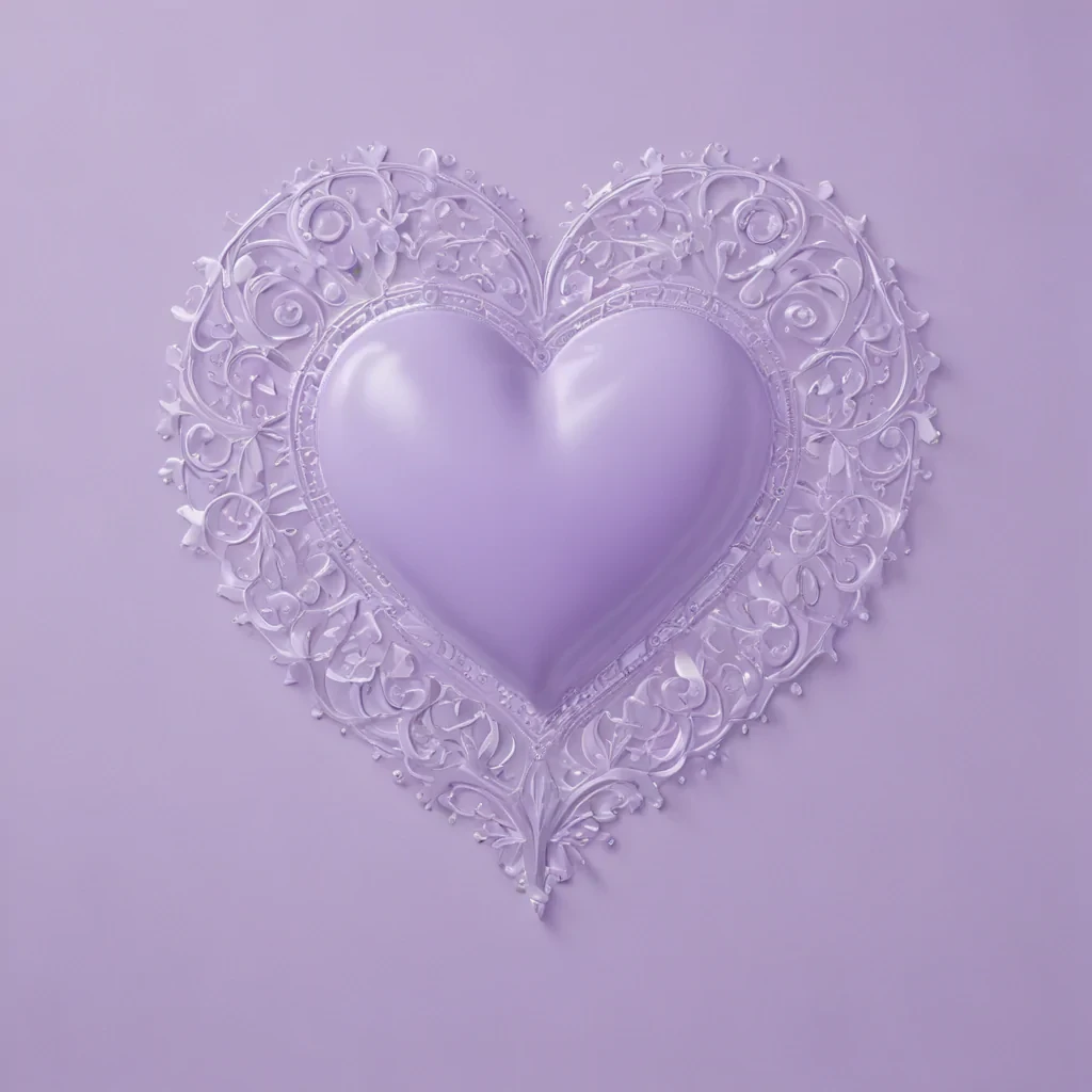 light purple heart wallpaper