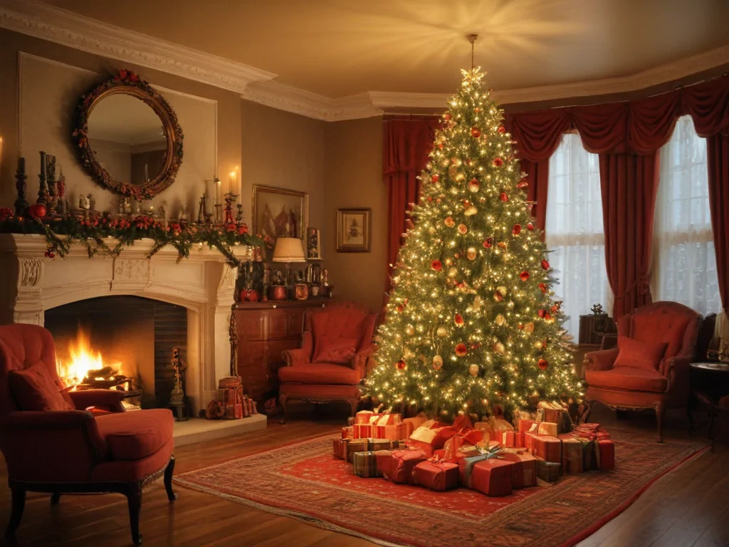 old fashioned christmas pictures