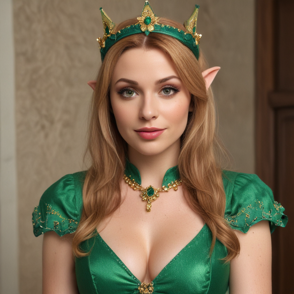 Ai Image Generator - Ai Art Generator - High Quality and 100% Unique Images  - iPic.Ai Daphne rosen as an elf queen