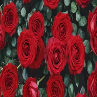 red roses aesthetic