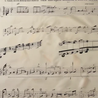 transparent music notes