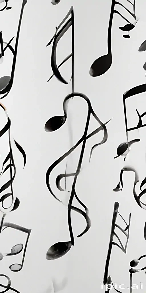 music notes transparent