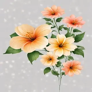 clipart flowers transparent background