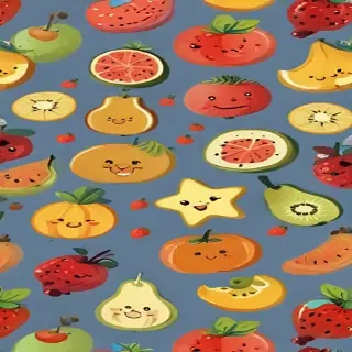 cartoon fruit