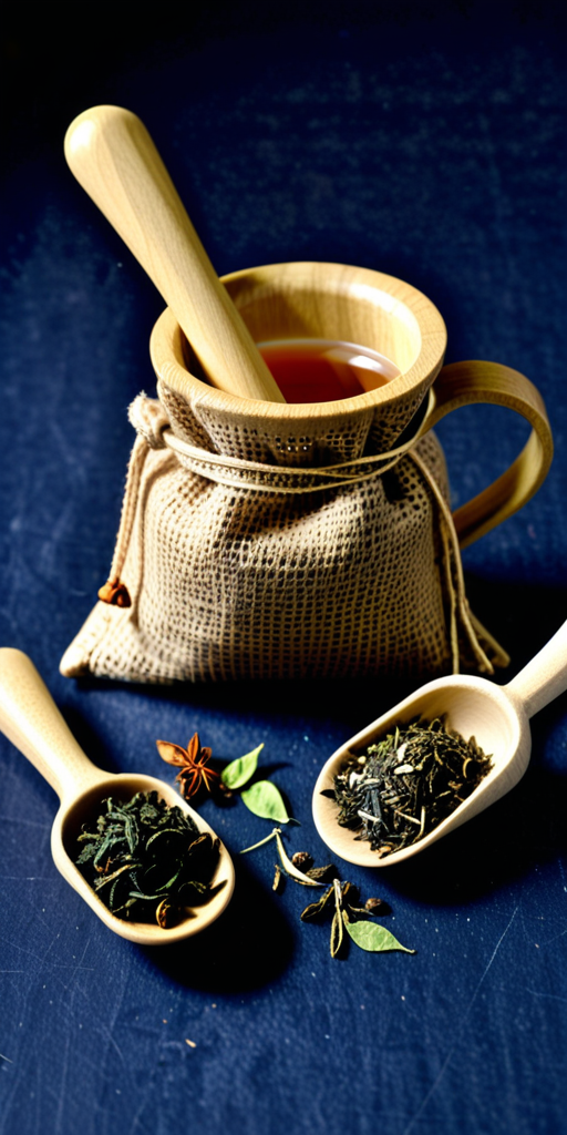 can you make tea sachets with mortle and pestle