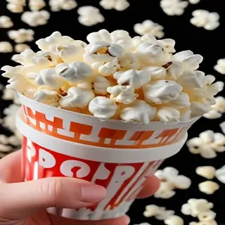 transparent popcorn