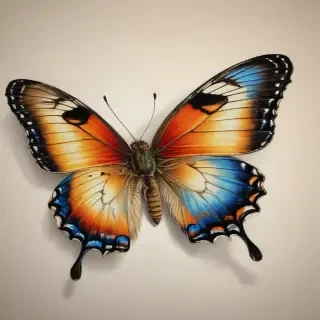 picture of butterfly drawing