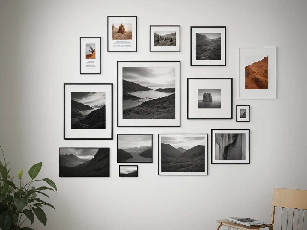gallery wall mockup