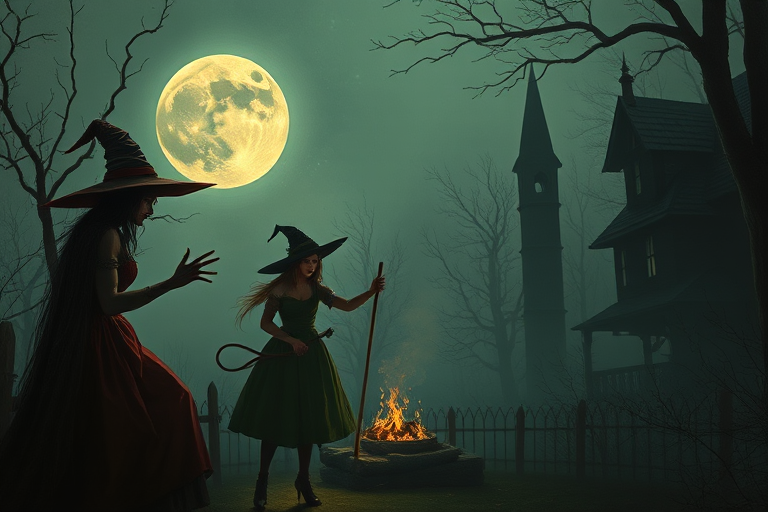 vintage witch images