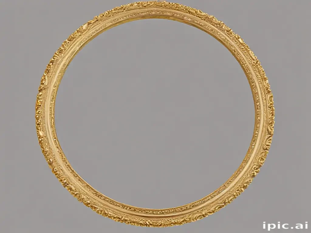 gold circle png