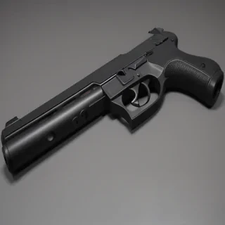 gun no background