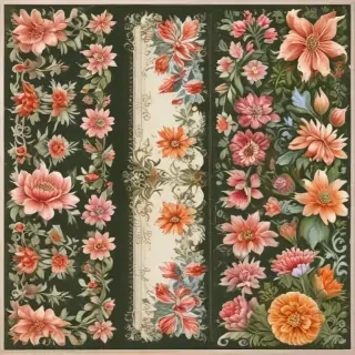 floral page borders