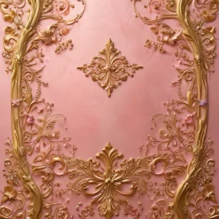 pink and gold background