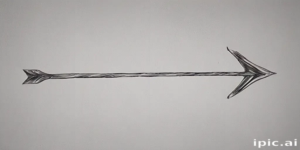 drawn arrow