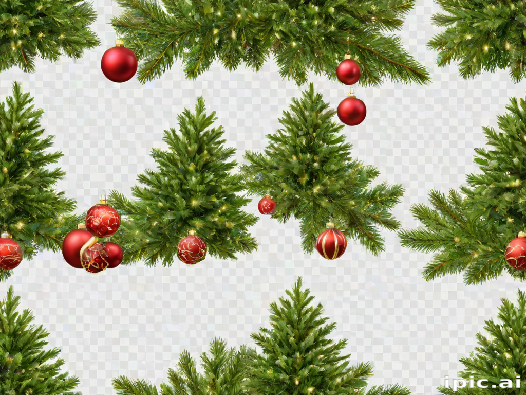 christmas trees transparent background