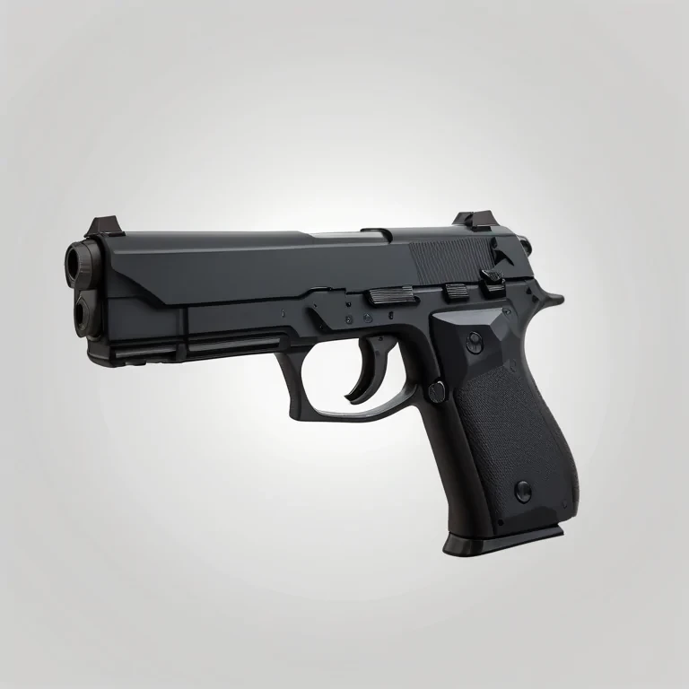 gun with no background