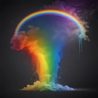 rainbow transparent background