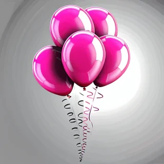 pink balloons png