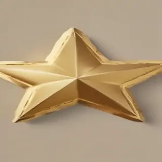 gold star sticker png