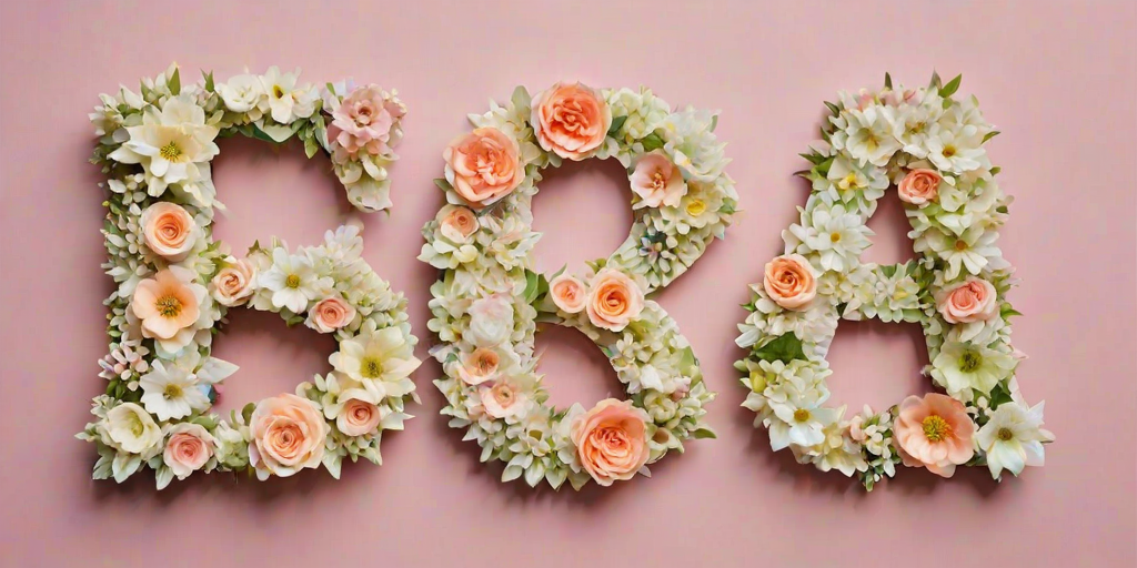 floral letters