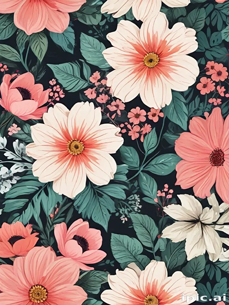 floral phone wallpaper
