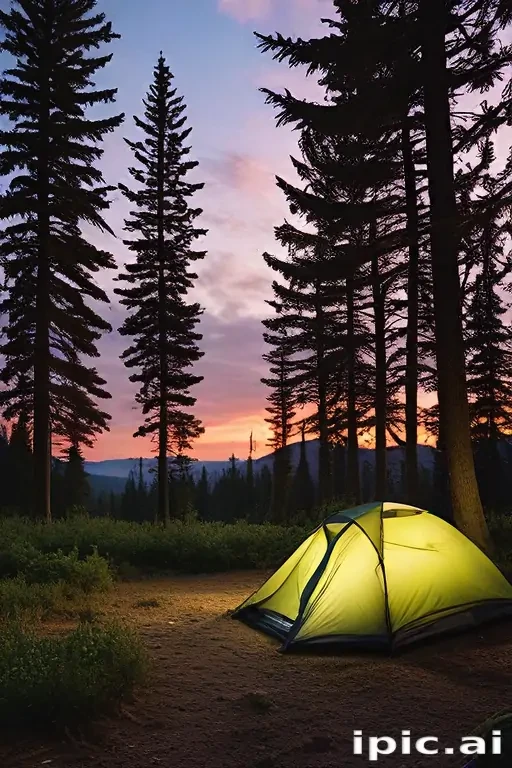 camping background pic