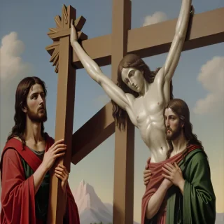 christ on the cross image