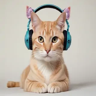 cat headphones png