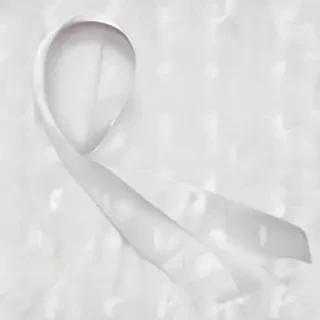 white ribbon png