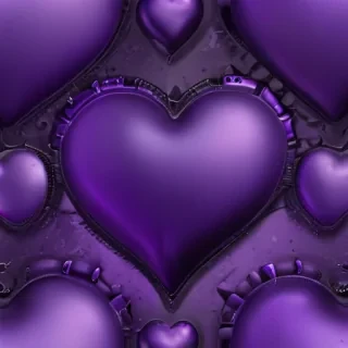 purple hearts wallpaper