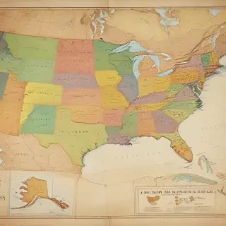 map of the united states of america