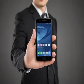 hold phone png
