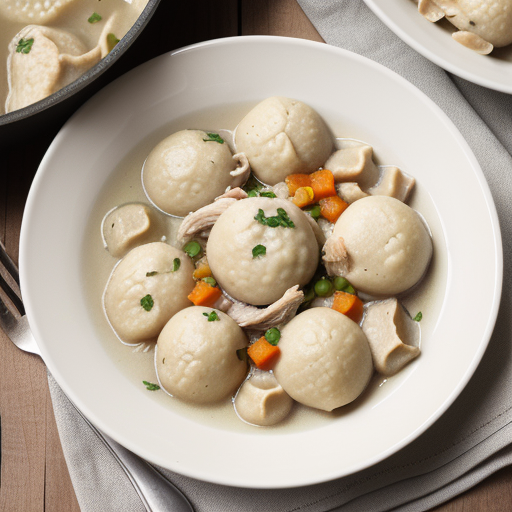 chicken and dumplings with tortillas
