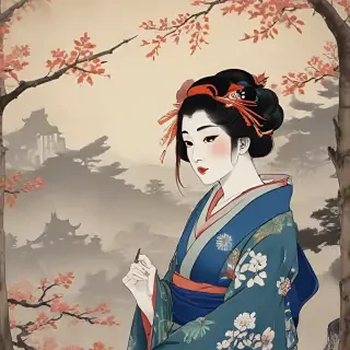 ukiyo e wallpaper