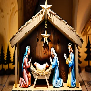 images of the manger scene