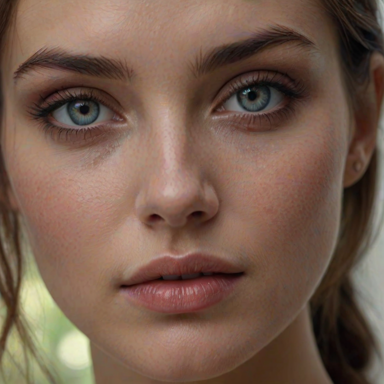 The incredible mistery of woman beauty. Hyper-realistic, 4K, HDR ,very close frame