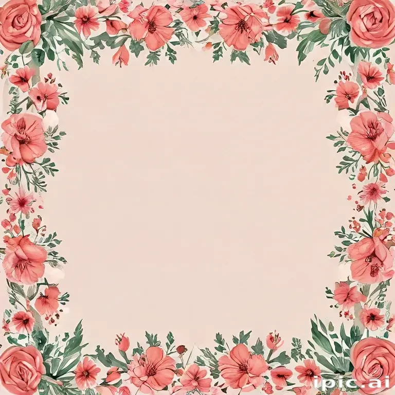 floral page borders