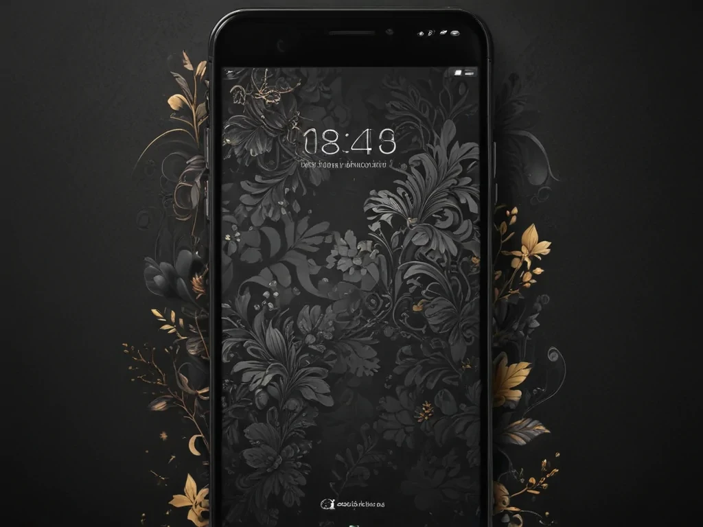 wallpaper for phone aesthetic black