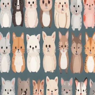 cute animal background