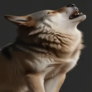 wolf howl png