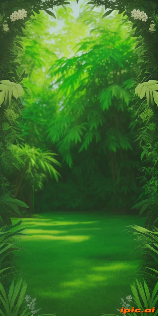greenery background aesthetic