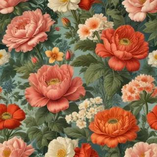 vintage flower illustration