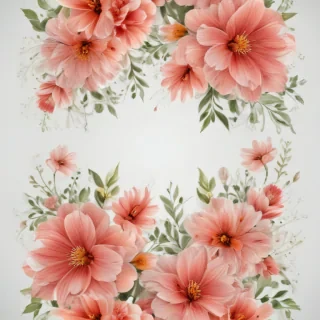 flower background transparent