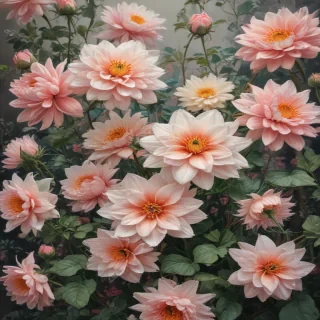 aesthetic flowers drawing