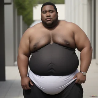 fat black men