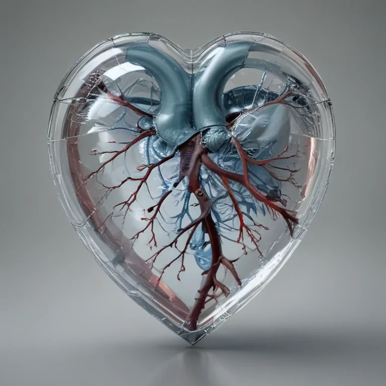 transparent broken heart