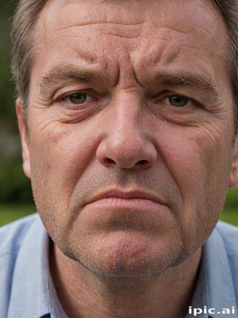 frustrated face